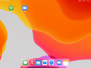 Add Prompt teleprompter to iPad Doc for use with multitasking on Zoom